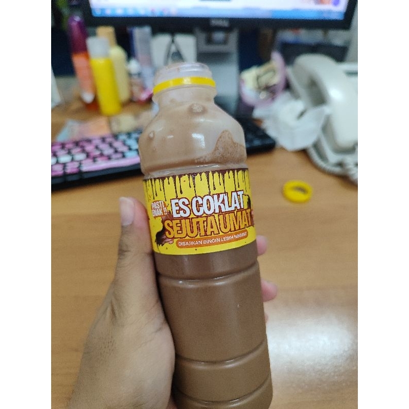 

es coklat sejuta umat kemasan botol 330ml