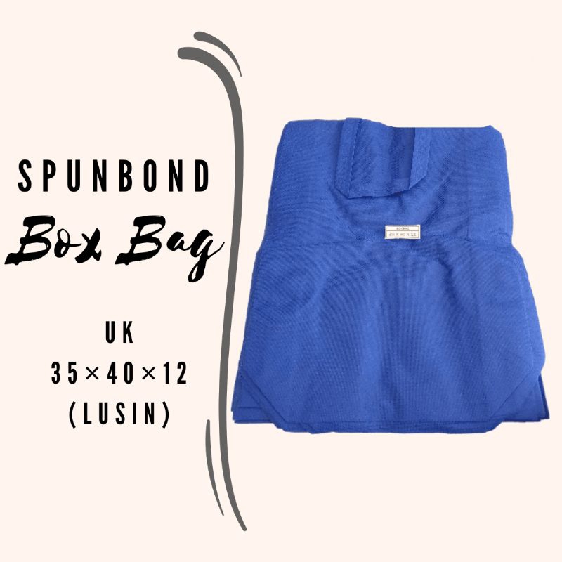 

TAS SPUNBOND BOX BAG UK 35×40×12 (LUSIN)