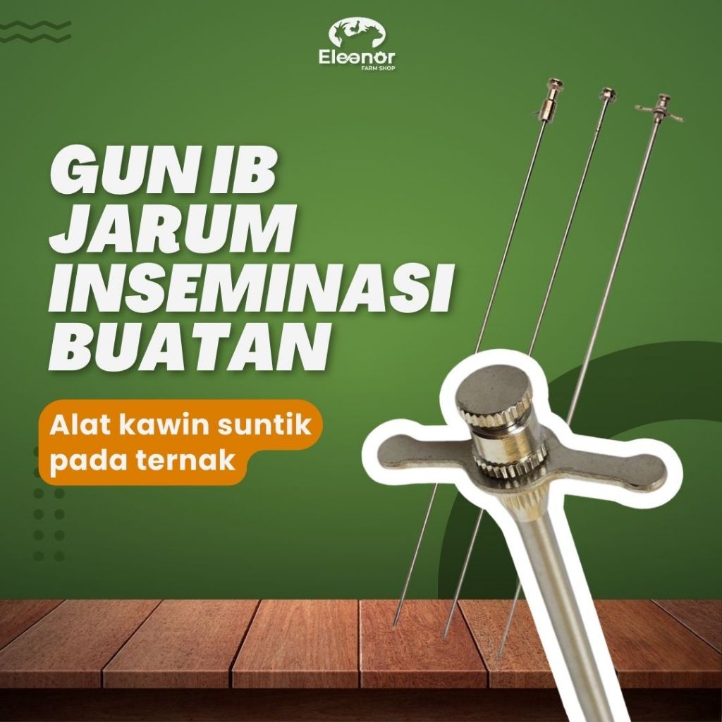 IB Gun Alat Inseminasi Buatan Gun Pipa Sapi Kambing Domba Kerbau Stainless Steel