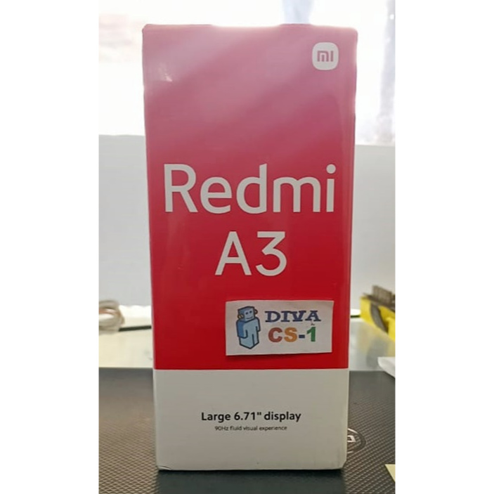 Xiaomi Redmi A3 Ram 4Gb + 4Gb Rom 128Gb Android 14 DualCam Batere 5000 mAh Bandung Antapani DSK