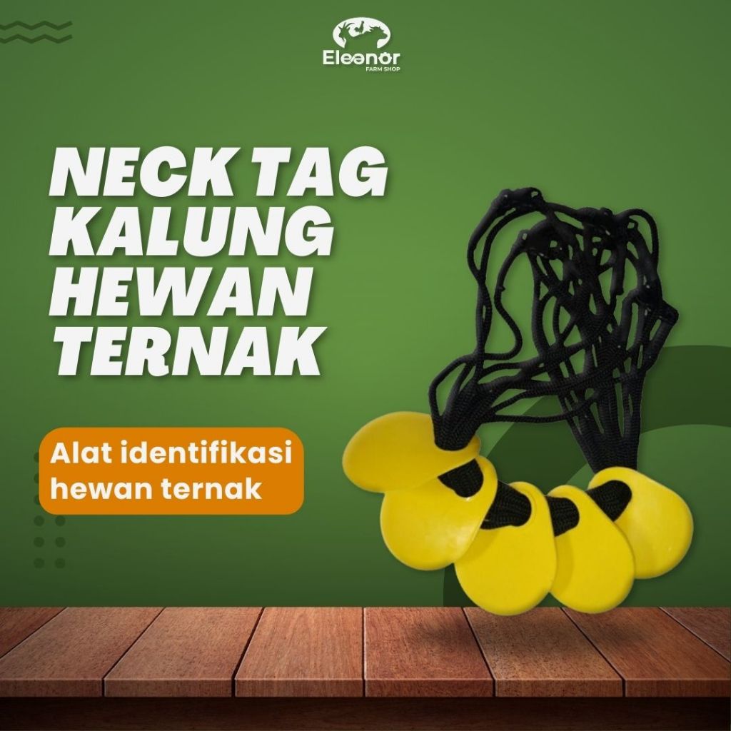 Kalung Kambing Domba Sapi Babi Kerbau Neck Tag Kalung Ternak