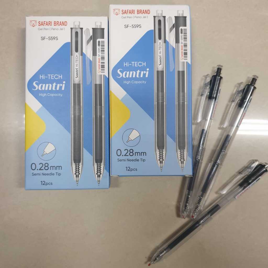 

BOLPEN H-TECH SANTRI SAFARI SF-559S HITAM 0.28