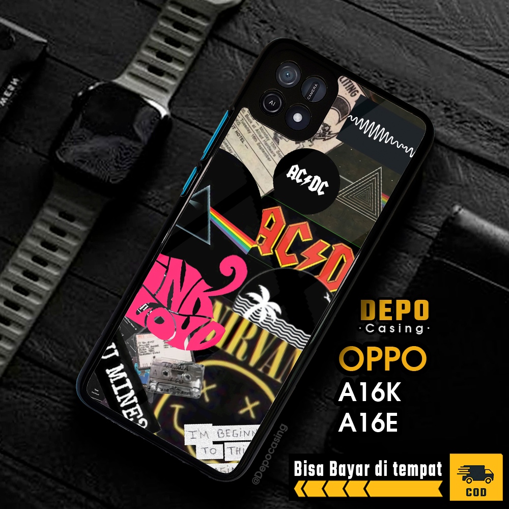 Case Oppo A16K A16E Casing Oppo A16K A16E Casing Depo Casing [MSCB] Case Glossy Case Aesthetic Custo
