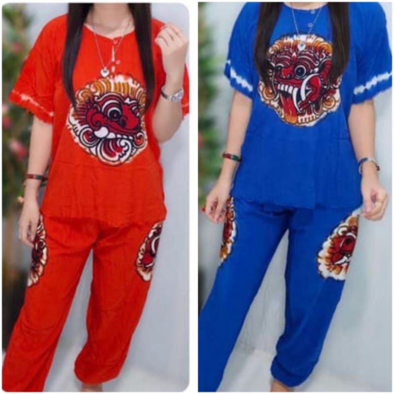 setelan baju barong setelan baju bali setelan wanita santai