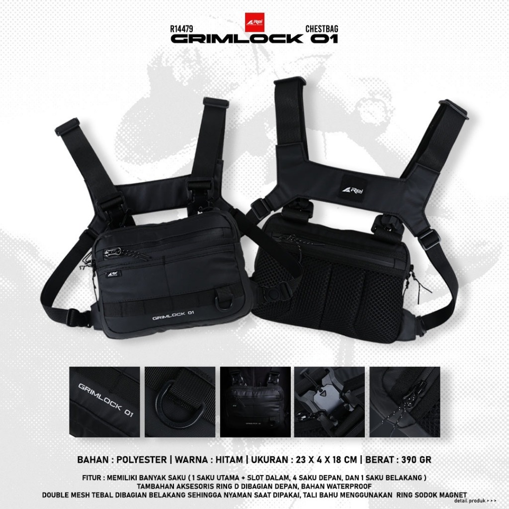 Chestbag / Tas Dada Grimlock 01 Arei Outdoorgear
