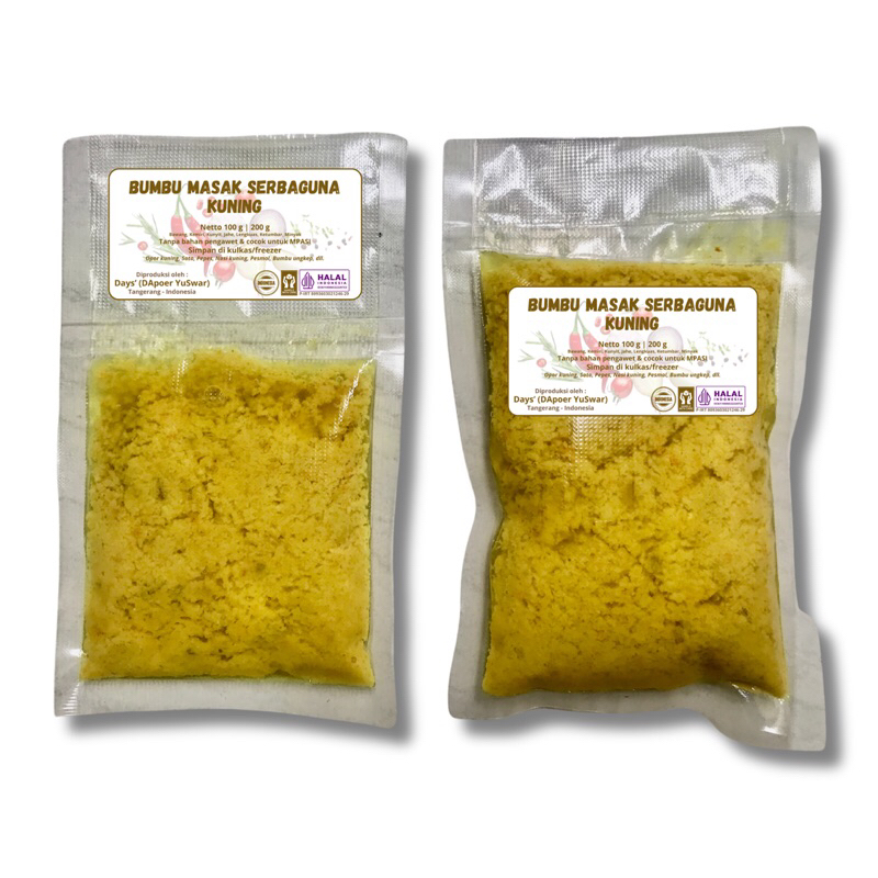 

BUMBU DASAR MASAK SERBAGUNA KUNING Refill 200 by Days'