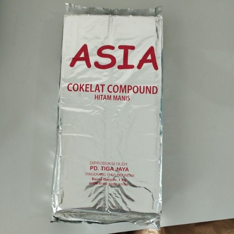 

Coklat Compound Hitam Manis Asia 1kg