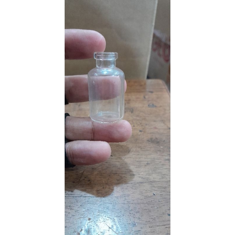 Botol Tester 7 ml - Botol Kaca Tester 7 cc isi 100 biji sudah termasuk tutupnya