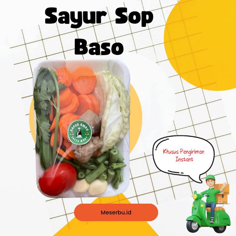 

Sayur SOP Baso Sayur Pack