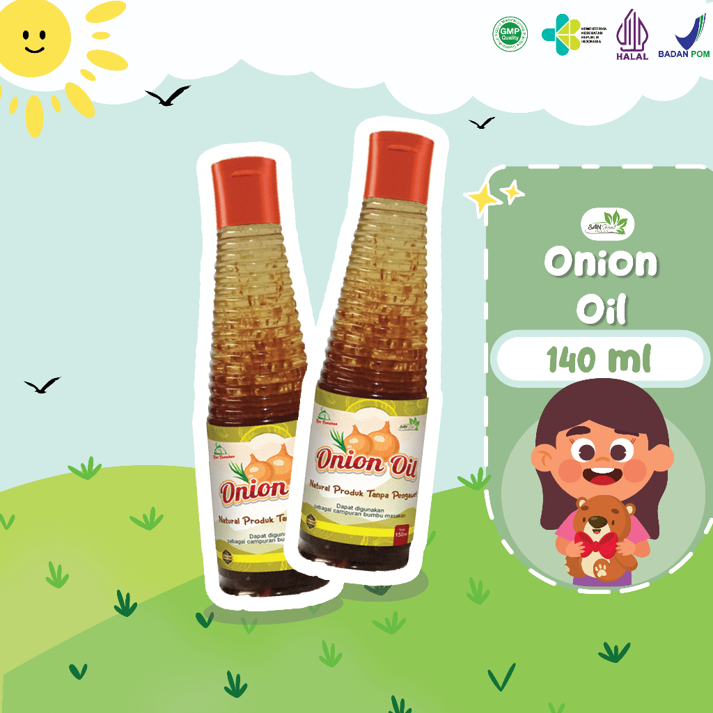 

SANFOOD BRILIAN minyak bawah bombay bumbu masak onion oil 140ml