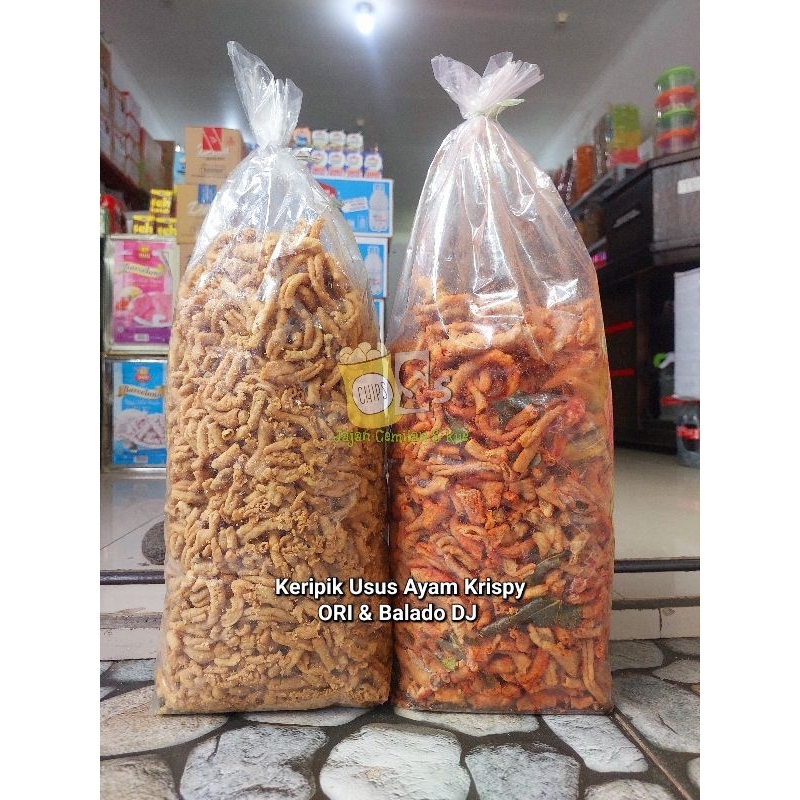 

(2kg)Keripik usus krenyesss / cemilan enak dan gurih