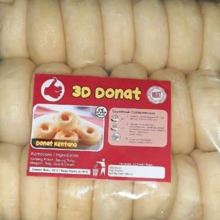 

Terbaru 33 donat donut doughnut edo 3d kentang frozen beku cemilan enak