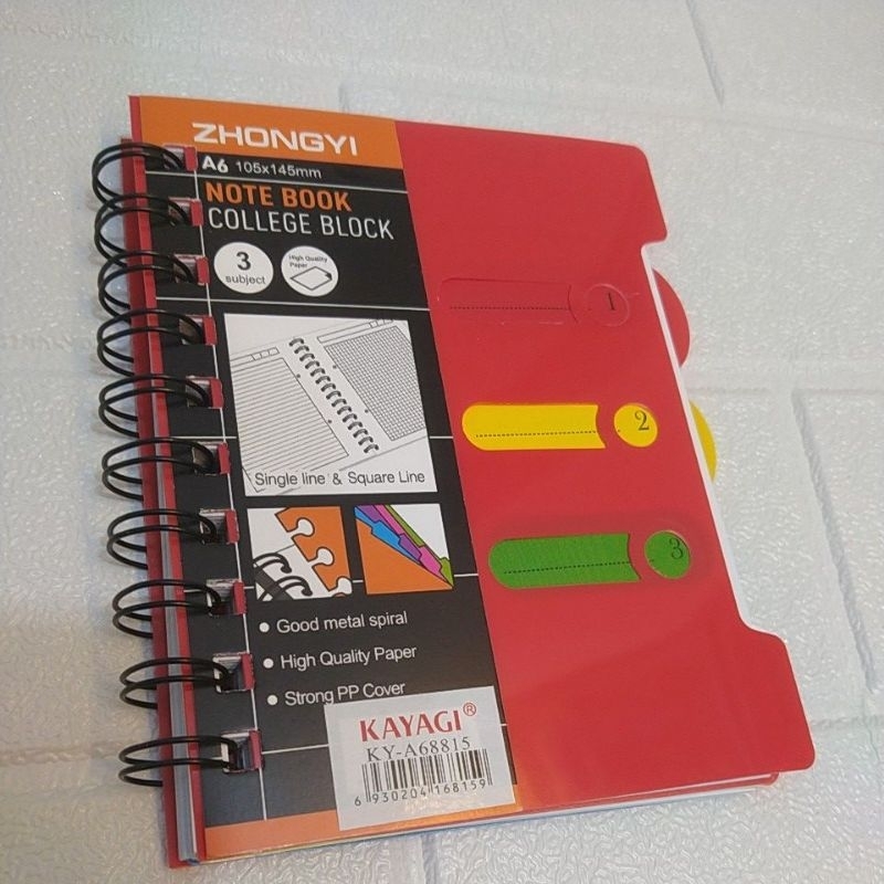 

Notes spiral kayagi A6 INDEK