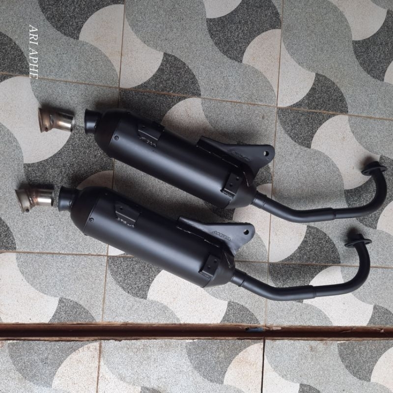 knalpot AHRS standar racing silent high power MIO KARBU SPORTY SMILE