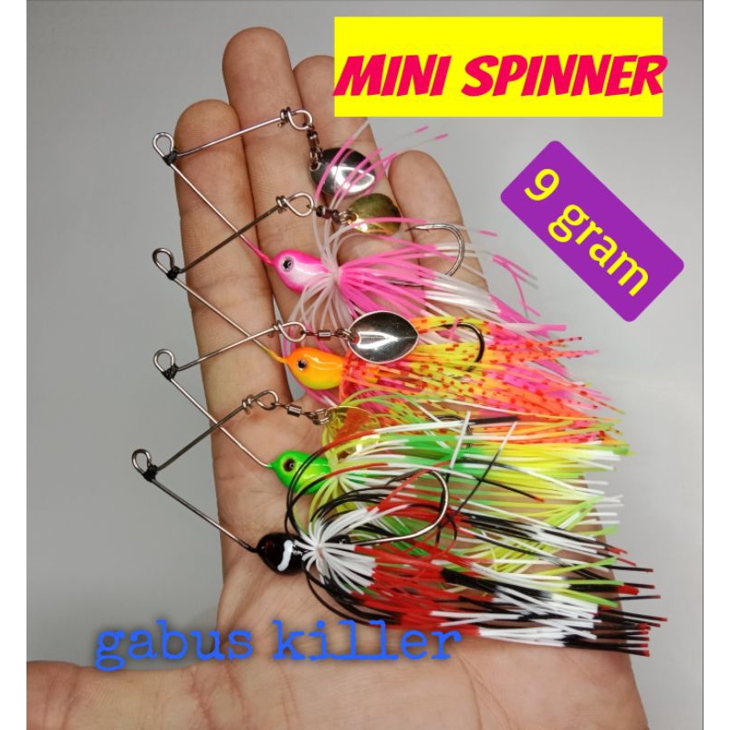 SPINNER BAIT, Mini spinner, lure casting gabus, V SPINNER