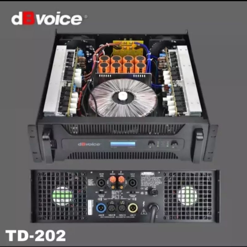 Audio Power dB Voice TD 202 Original Amplifier Dbvoice Class TD power audio