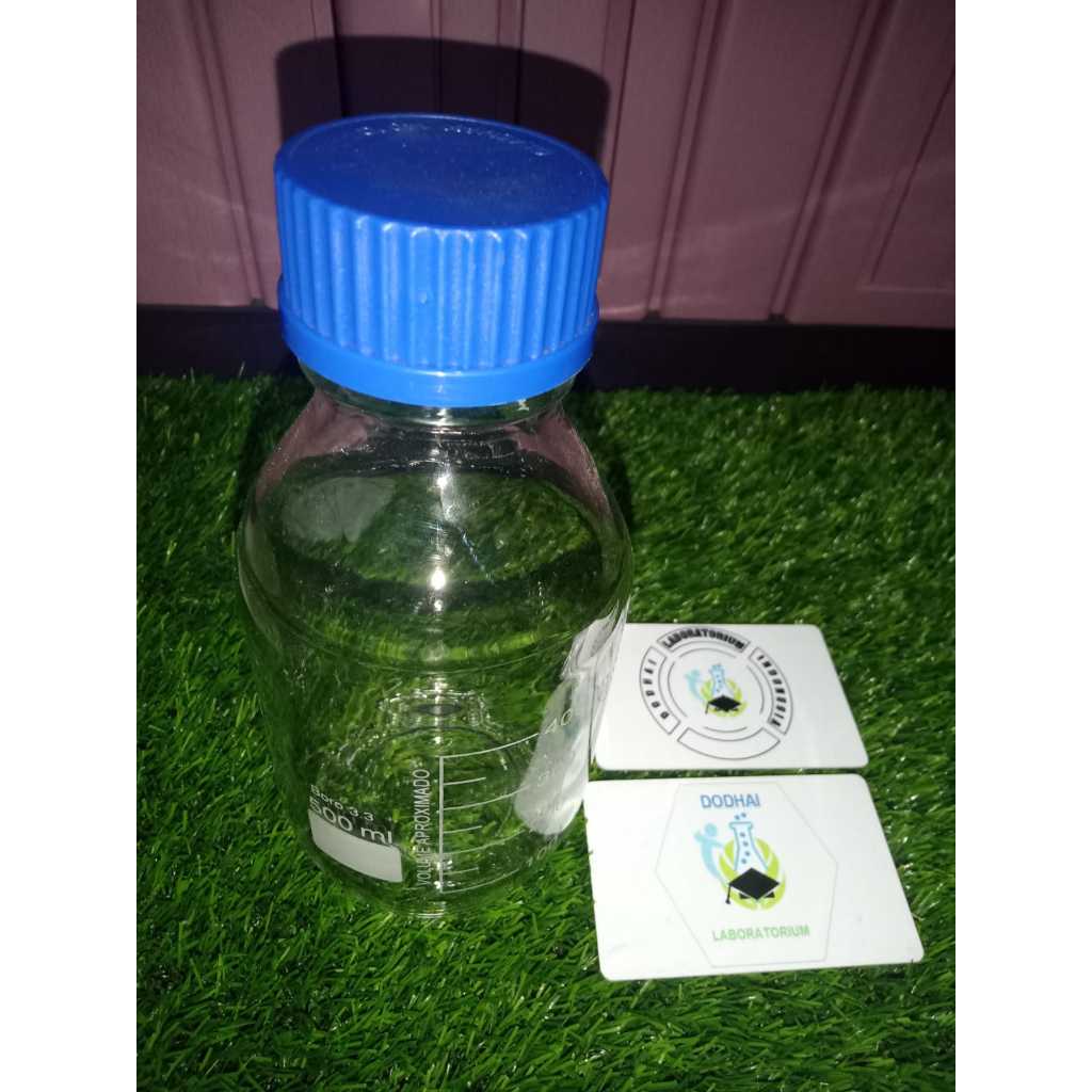 Laboratory bottle 500 ml, Botol Laboratorium, Botol Lab, Botol sampel merk RRC cap 500 ml