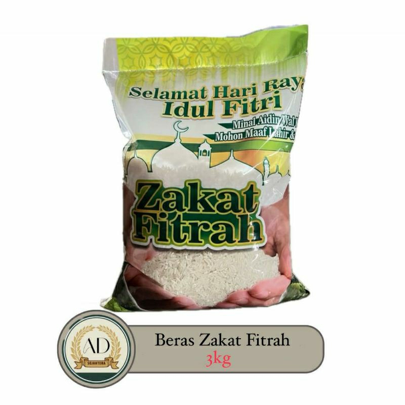 

Beras Zakat Fitrah 3kg/3,5liter