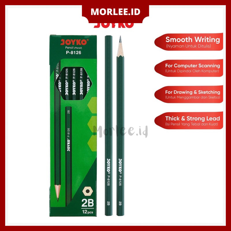 

Pensil Pencil Joyko P-8126 2B (12 Pcs) Lusinan