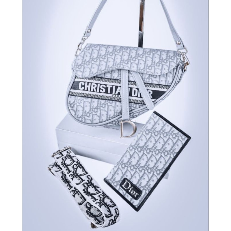 TAS WANITA DIOR SANDDLE OBLIQUE