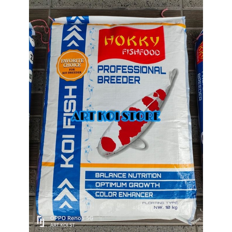 Pakan Ikan Koi Hokky Profesional Breeder 10kg