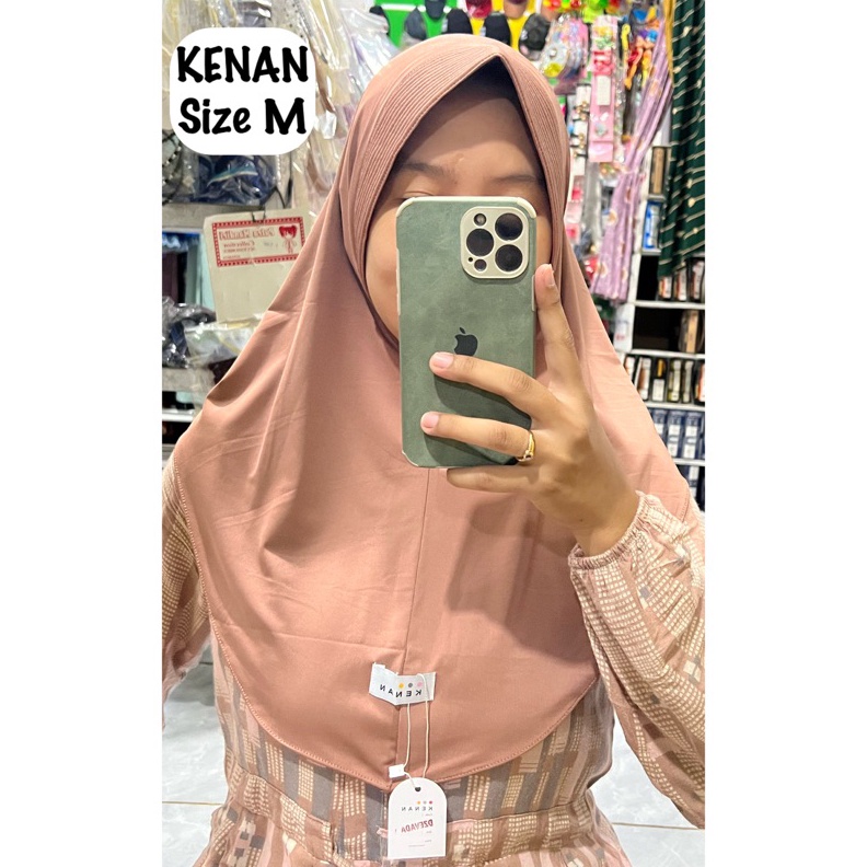 Best Terlaris Jilbab Ori Kenan Dzevada  Hijab Bergo Sport Menutup Dada