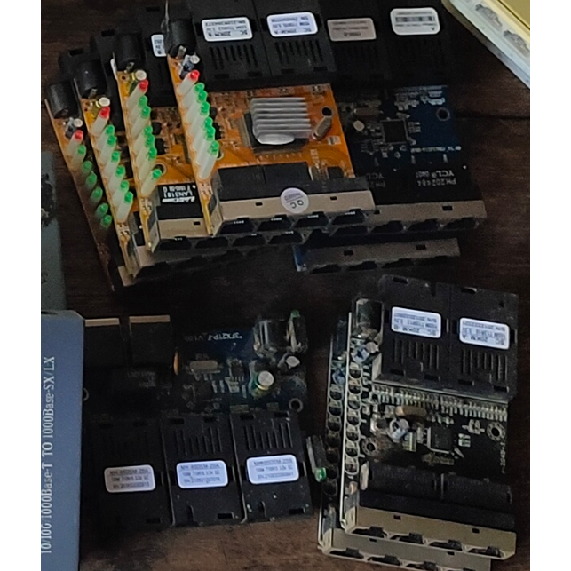 Konverter Ethernet 2 FO 4 LAN, 3 FO 2 LAN, HTB HSairpro Gigabit, HTB Netlink Gigabit