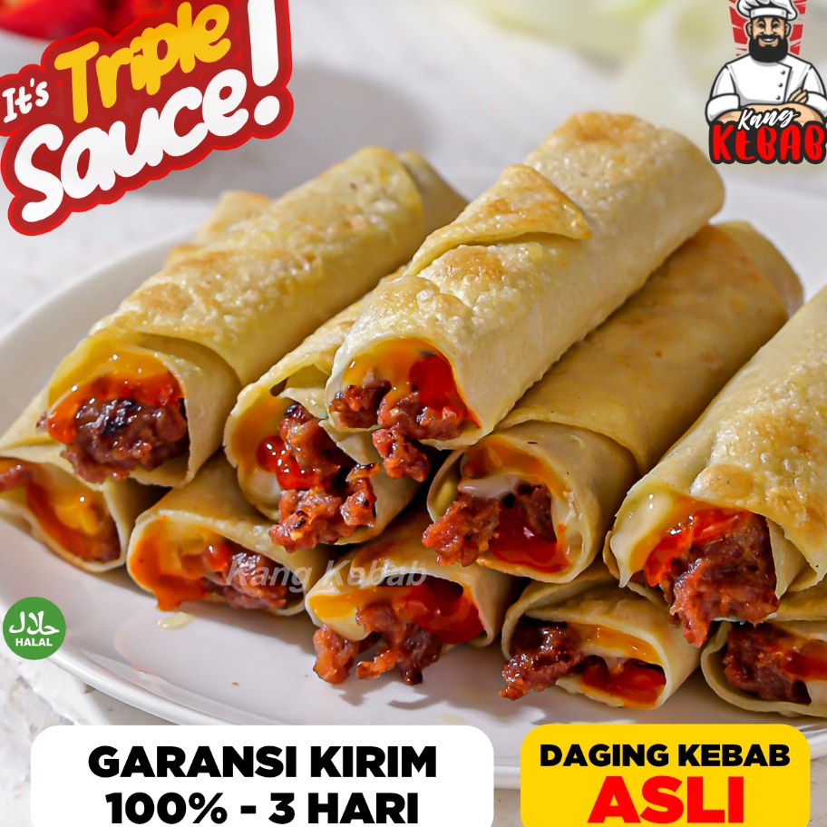 

1111 KANG KEBAB MINI ISI 1 AUTHENTIC TURKI CEMILAN FROZEN
