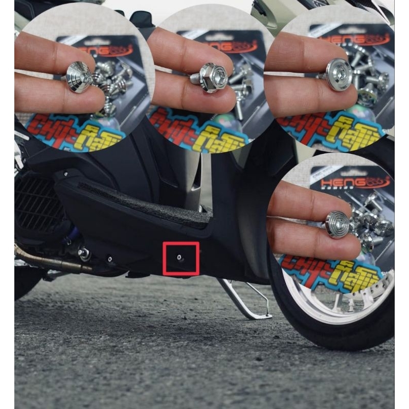 Baut probolt stainless dek body kolong vario 125 150