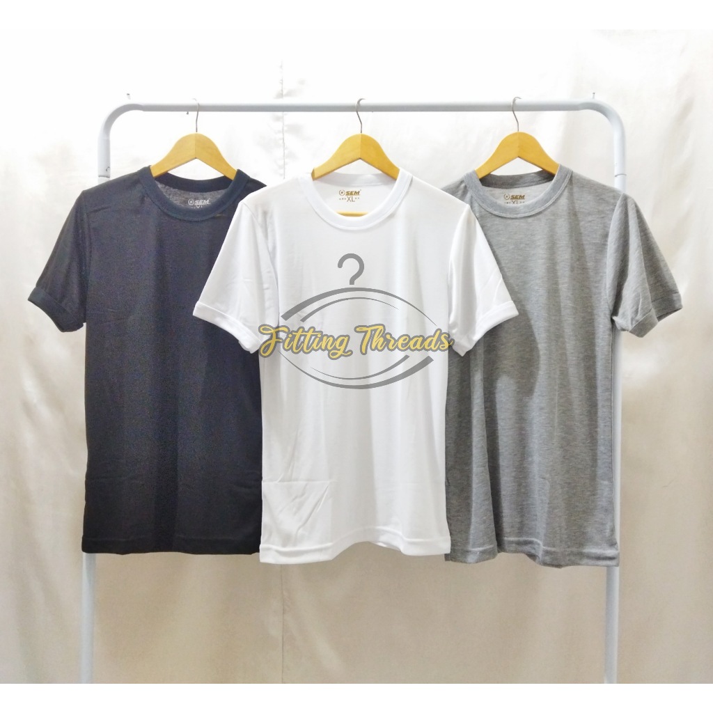 Kaos Oblong Pria Polos / Kaos Dalam Cowok O-Neck SEM SPORT SEM68