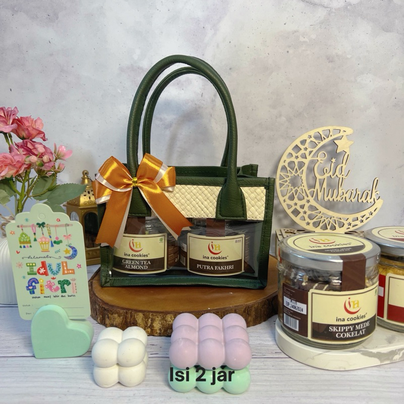 

Hampers Jar Tas Pandan Hijau