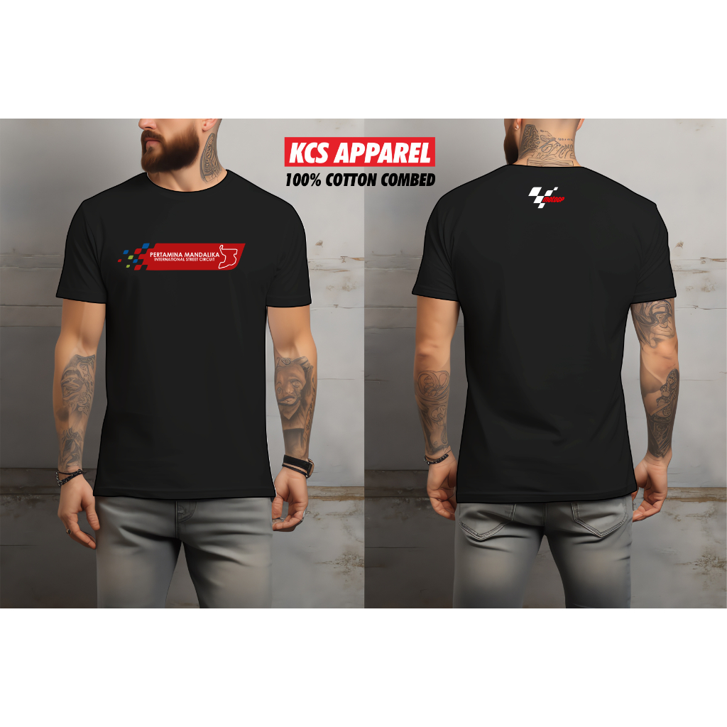Kaos mandalika motogp sirkuit pertamina lombok circuit katun premium