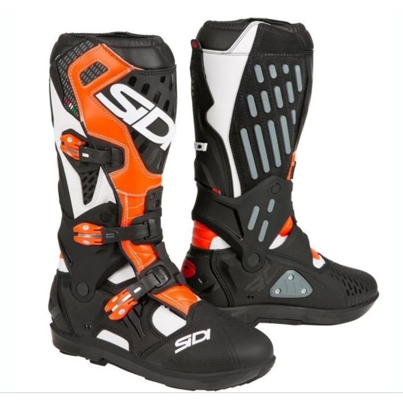 SEPATU SIDI ATOJO SRS BLACK ORANGE WHITE