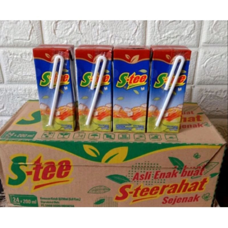 

S-Tee 200ml 1 Dus Isi 24 / Minuman Teh Dalam Kotak