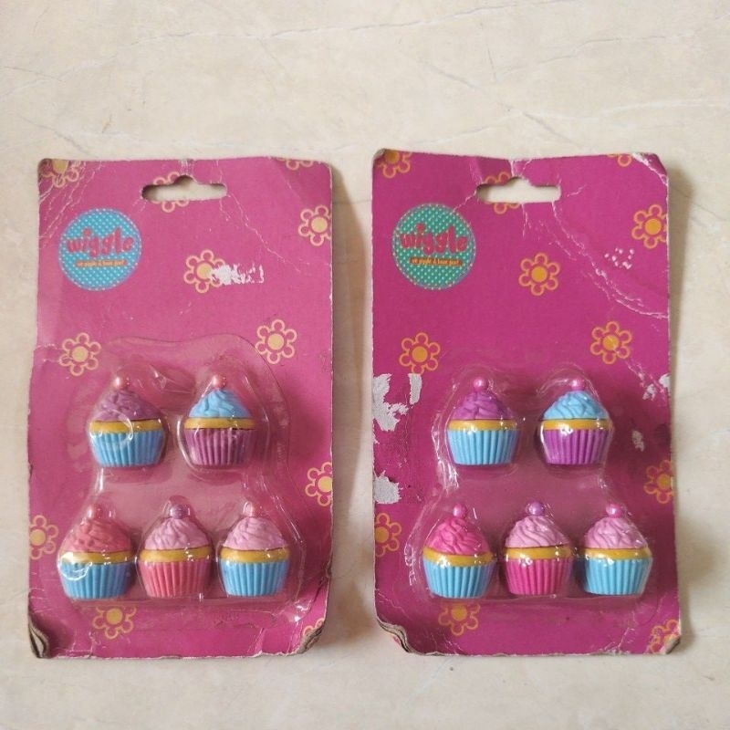 

wiggle cupcakes eraser penghapus