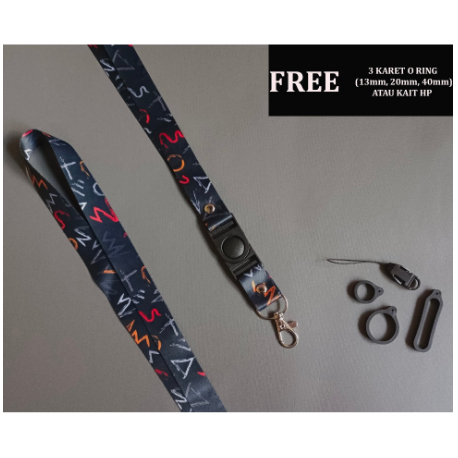

Tali Gantungan ID Card Nametag Abstrak 02 - Lanyard Handphone Abstrak Code02