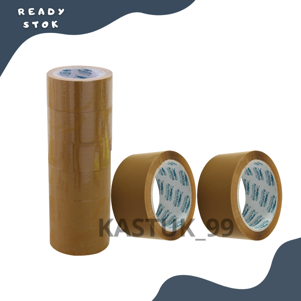 

LAKBAN COKLAT ALLIGATOR 46mm x 72y (PCS)