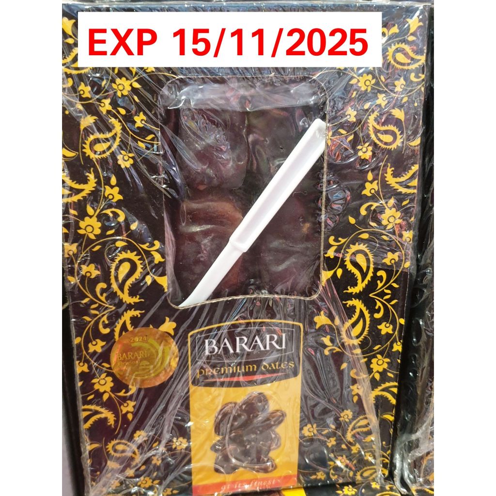 

Kurma Bam Barari Premium 600 gr / Korma Anggur Iran Mazafati Dates