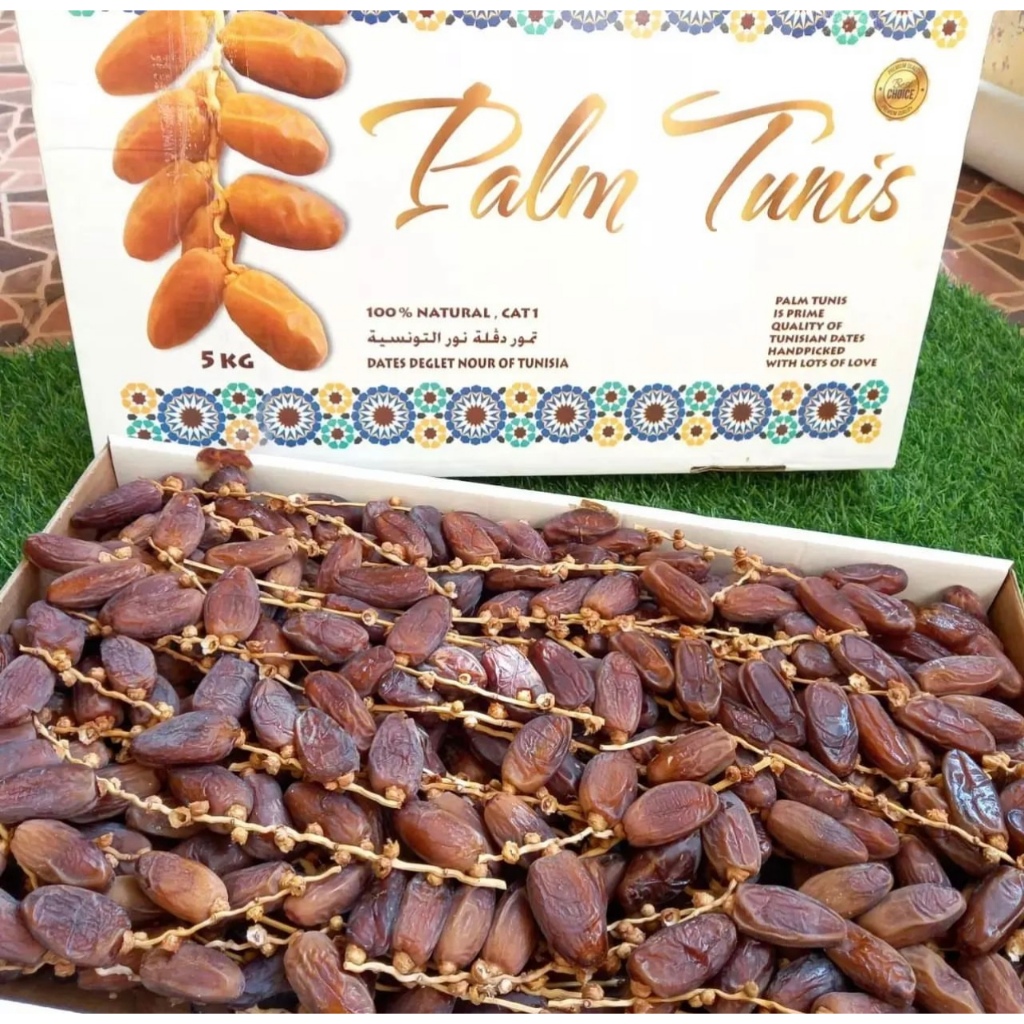 

Kurma Tunisia Tangkai 5kg - Palm Dates Tunis Tangkai Dus 5 Kg