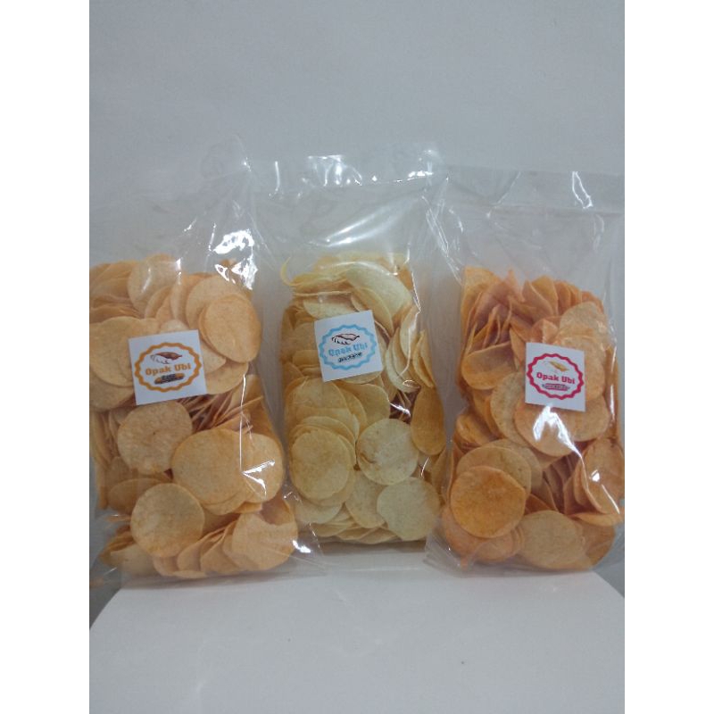 

Keripik Opak Ubi || 3 Varian Rasa