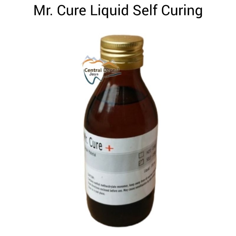 Mr. Cure Liquid Self Curing / Mr Cure Minyak SC Otomatis Tanpa Rebus / Bahan untuk Bubuk Akrilik Sel
