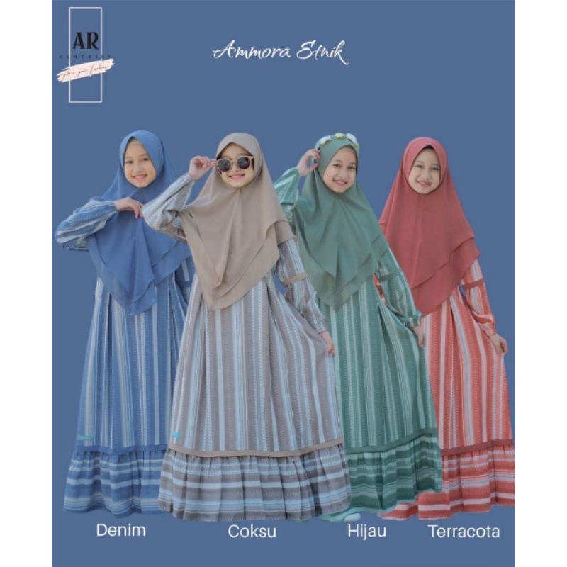 Gamis Anak  Ammora Etnik A2kids