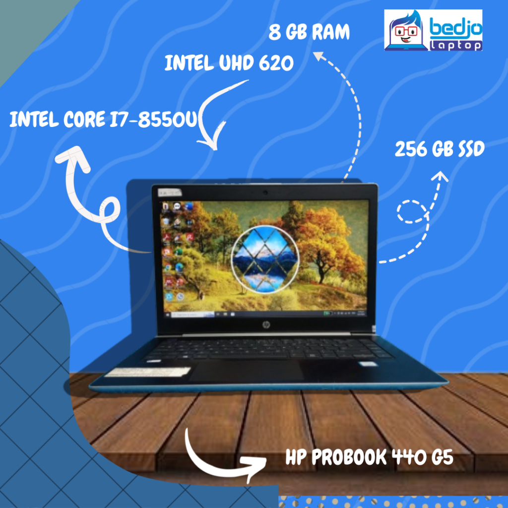 HP PROBOOK 440 G5, CORE I7-8550U, Laptop HP Second, Laptop HP Probook