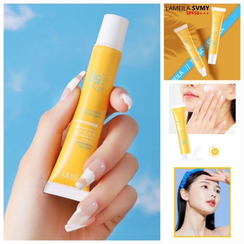 LAMEILA SVMY Sunscreen Cream Pelindung Sinar Matahari / LAMEILA SVMY Mini Sun Block