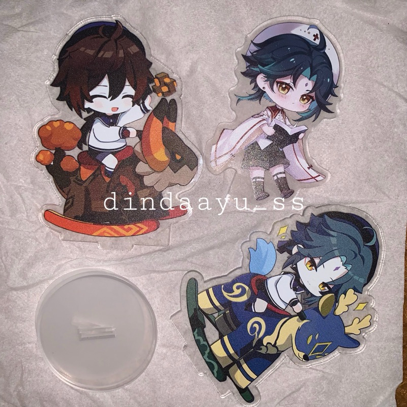 [PRELOVED] Genshin Impact Unofficial Standee Xiao Zhongli