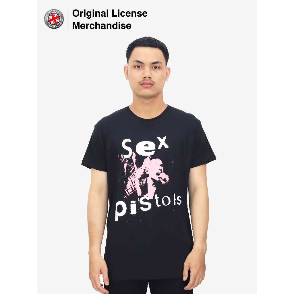 Kaos Baju Hitam Katun Pria Wanita Band Musik SEX PISTOLS Sex Pistols