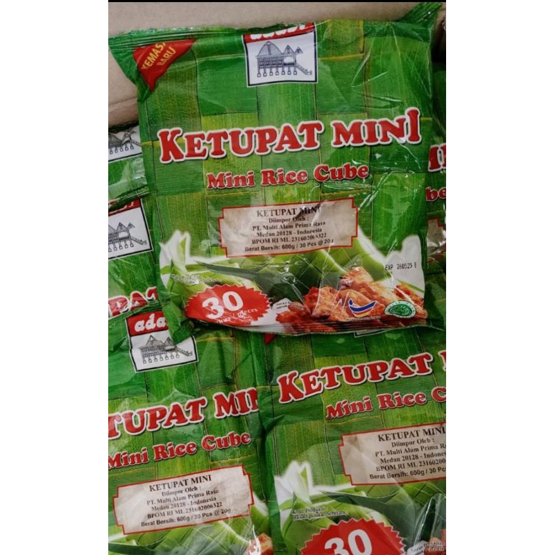 

Ketupat mini isi 30 | ketupat mini | Kupat instan | adabi