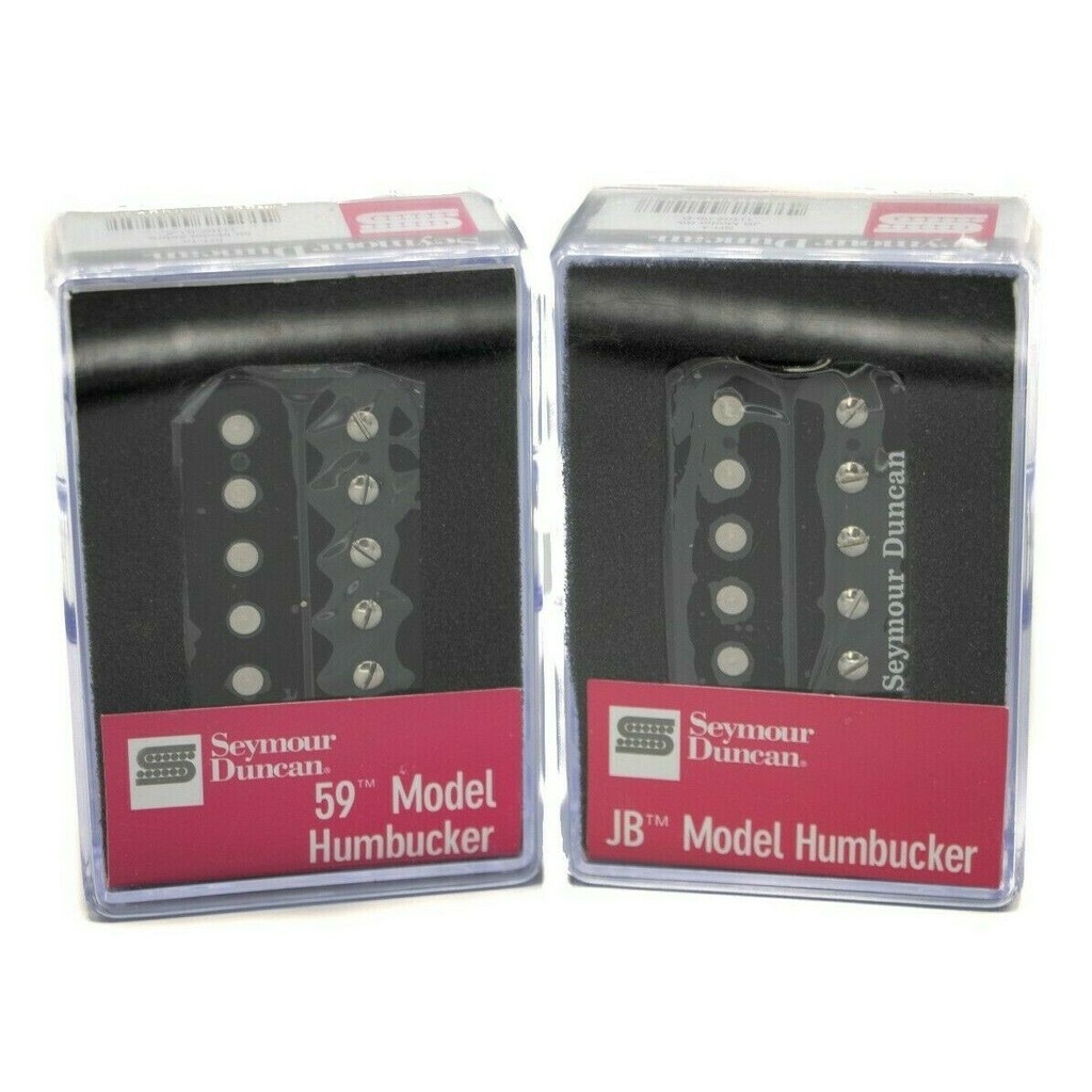 Seymour Duncan Humbucker pickup set: All-new black JB SH-4 & 59 SH-1n