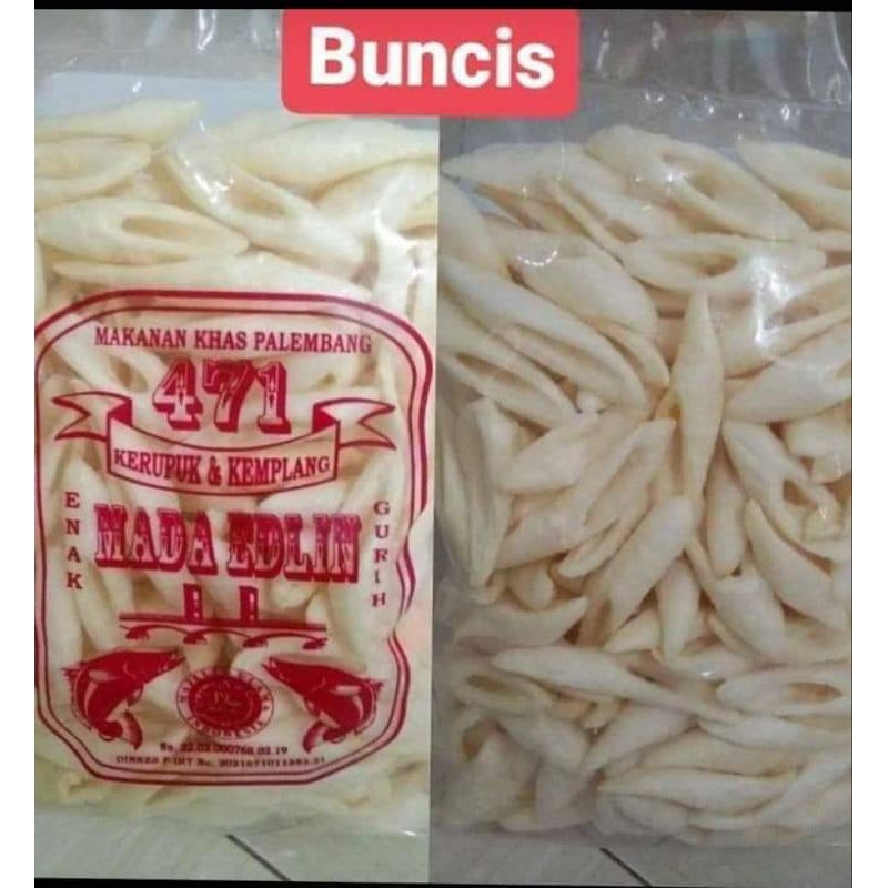 

Kerupuk / Kempelang Buncis Berat 250 Gram