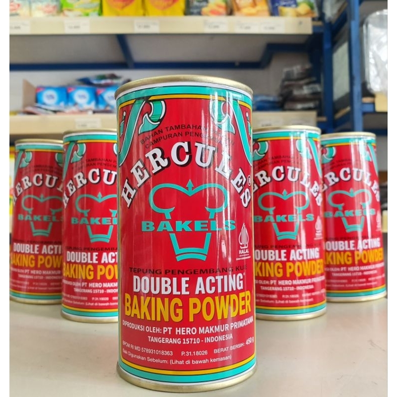

Baking Powder Hercules 450Gr / Baking Powder Double Acting Hercules 450Gr